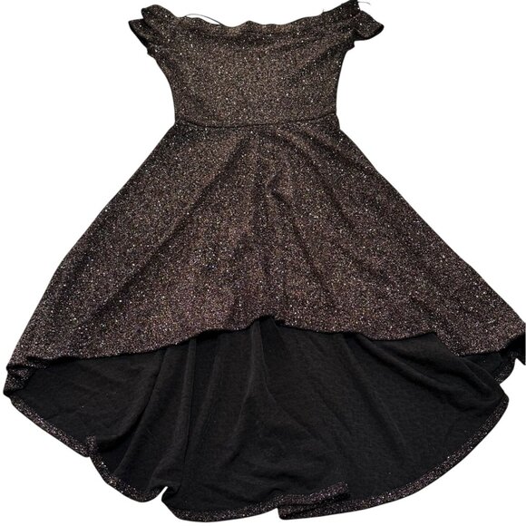Windsor Fit & Flare Glittery High Low Dress Off The Shoulder Women's Size S-READ - Picture 2 of 13